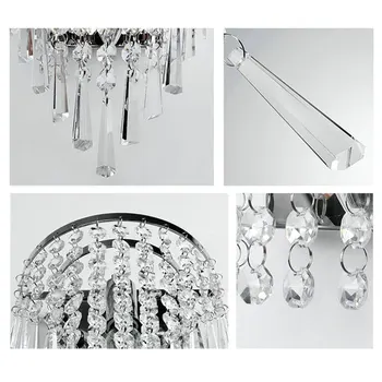 Nye Moderne Mode Væg Lamper Krystal væglampe Bed-belysning Krystaller E14 Arandela Parede lamper Gratis Fragt