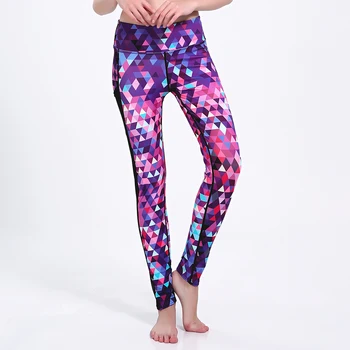 Nye Net Garn Lomme Design Dame Lilla Galaxy Yoga Pants Plus Size Elastisk Fitness Workout Sports-Leggings