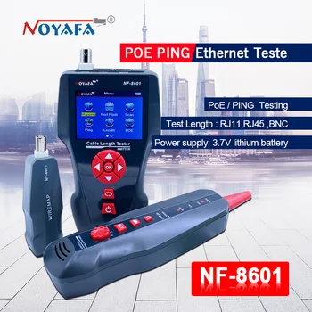 Nye NF-8601 Multi-funktionelle Netværk kabeltester LCD-Kabel længde Tester Breakpoint Tester engelsk version