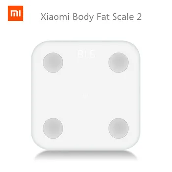 Nye Originale Xiaomi Mi Smart Skala 2 Mifit APP & Body Sammensætning Overvåge kropsfedt BMR Test Skjulte LED-Display Og Store Fødder Pad