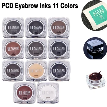 Nye PCD Pigment øjenbryn blæk 11colors Permanent Makeup øjenbryn tatoveringer blæk Til Tatoveringer Blæk Eyeliner