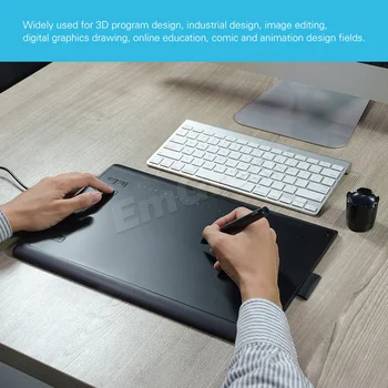 Nye Pro Version Huion 1060 Plus Grafisk Tegning Digital Tablet w/ Kortlæser, 8G SD-Kort 5080 LPI 12 Hurtig-Tast 16 Software Nøgle