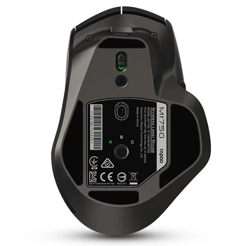 Nye Rapoo Genopladelige Multi-mode Trådløse Mus Skifte mellem Bluetooth 3.0/4.0 og 2,4 G til Fire Enheder Tilslutning