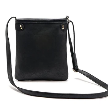 Nye salg tasker til kvinder vintage messenger taske dobbelt lynlås PU læder håndtaske cross body taske, casual skulder tasker bolosa