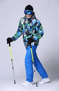 Nye Ski, Der Passer Mandlige Vindtæt Vandtæt Tykkere Tøj Til Mænd Snowboard Jakke Og Bukser Helt Frakke Og Bukser Vinter Slid