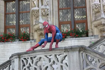 Nye Spiderman Kostume 3D Printet Børn, Voksne Lycra Spandex Spider-man Kostume Til Halloween Mascot Cosplay Gratis Fragt