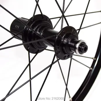 Nye SPOMANN 16 tommer Foldecykel alloy V-bremse BMX cykel clincher fælge MTB hjulsæt 16er bruge til 11 speed frihjul Gratis skibet