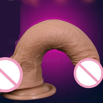 Nye Super Realistisk Dildo med sugekop Strapon Mandlige Kunstig Penis Stor Fleksibel Pik sexlegetøj Til Kvinde Masturbator