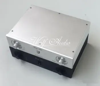 Nye Sølv Og Sort 2606A Fuld Aluminium Chassis Effektforstærker Tilfælde Forstærker Shell DIY Audio Forstærker Max