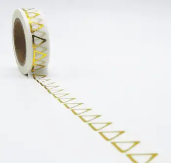 Nye! Trekant Folie Washi Tape Klæof, Scrapbooking Værktøjer Julefrokost Kawaii Søde Foto Album Dekorative Papir Håndværk
