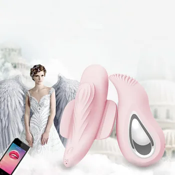 Nye Trådløse Fjernbetjening App Smart Vibrator Bluetooth-Strap on Vibrator Usynlige Trusser Klitoris Stimulator sexlegetøj til Kvinde