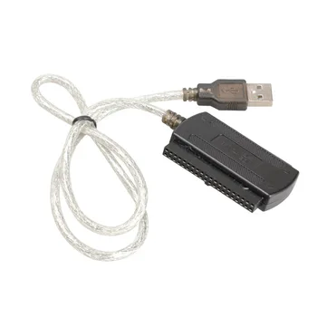 Nye USB 2.0 til SATA IDE-5.25 S-ATA 2.5/3,5-Tommers Adapter Kabel til PC-Laptop QJY99