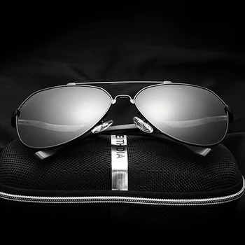 Nye VEITHDIA Polariseret Pilot Solbriller Mænd Vintage Brand Designer Legering Sol Briller gafas oculos de sol masculino 3598