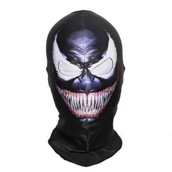 Nye Venom Elefanthue Maske Cosplay Ansigt Hood Halloween CS Biker
