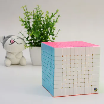 Nye Yuxin Huanglong 10x10x10 Cube Zhisheng Hastighed Terning Puslespil Twist Foråret Cubo Magico Læring Uddannelse Legetøj Drop Skib