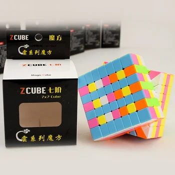 Nye ZCUBE 7X7X7 Magic speed Cube Farverige Puzzle-7-Lag af Høj Kvalitet, Faglig Læring og Pædagogisk Cubos magicos Kid Legetøj
