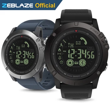 Nye Zeblaze VIBE 3 Flagskib Robust Smartwatch 33-måneders Standby-Tid 24 timer i Alt slags Vejr, Overvågning Smart Ur Til IOS Og Android