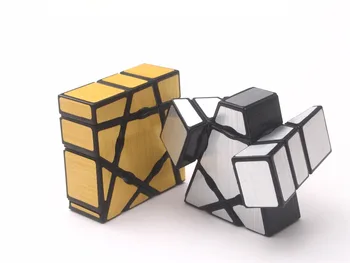 Nyeste ankomst YJ 1x1x1 Ghost Cube Speed Cube Professionel Trekant Form for Twist lærerige Kid Legetøj Drop Shipping på lager