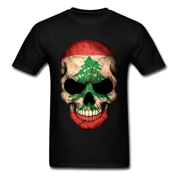 Nyeste Badass Farvet Skull T-Shirts Til Mænd Paris Land Flag, Skull T-Shirt Cool Mode Image T-Shirt I Oversize Hvid T-Shirt