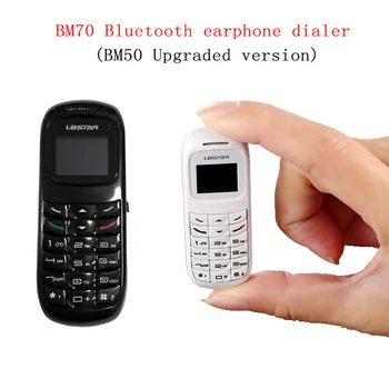 Nyeste BM70 Bluetooth-Hovedtelefoner Trådløse Headset Dialer Stereo Mini Hovedtelefon Lomme Telefonen Understøtter SIM-Kort, ringe Opkald VS BM50