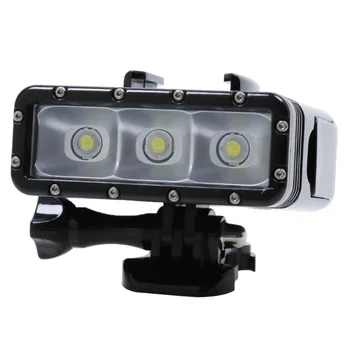 NYESTE Go Pro Tilbehør Undersøiske Vandtæt Dykning LED Lys Spot Lampe til GoPro Hero 4 3plus 3 Kamera SJ4000 SJCAM