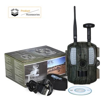 Nyeste GPS-Jagt Kamera, Digital Video, Foto-Fælder 4G FDD-LTE Jagt Trail Kamera Fælde Vilde Kameraer med Dobbelt Antenner