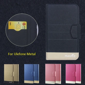 Nyeste Hot! Ulefone Metal Telefonen Tilfælde, 5 Farver af Høj kvalitet, Fuld Flip Mode Tilpasse Læder Luksuriøse Tilbehør
