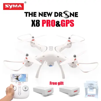Nyeste SYMA X8PRO GPS-DRONE RC Quadcopter, Med Wifi Kamera FPV Professionel Quadrocopter X8 Pro 720P RC Helikopter Vs CX20