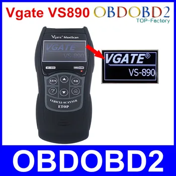 Nyeste VS890 Universal Auto Diagnostisk Scanner Vgate VS890 OBD2 CAN-BUS Fejl Bil-Kode Læser VS-890 Multi-Sprog
