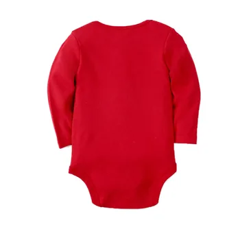 Nyfødte Jumpsuits Baby Pige Tøj Overvejede Stjerner Langærmet Bodyer Foråret Efteråret Infantil Baby Body Rød Samlede Tøj