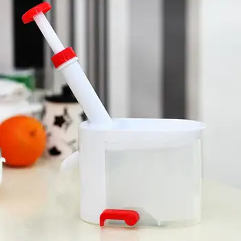 Nyhed Kirsebær Pitter Frugt Core Frø Remover Maskine Cherry Corer Med Container Kreative Køkken Tilbehør Værktøj