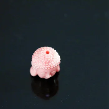 Nyligt !!syntetiske coral pink 15x19mm buddha tilbehør perler gratis forsendelse hot salg smykker at gøre 5pcs B921