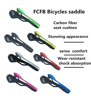 Nyt design FCFB FW fuld carbon fiber road cykel sadel vej mountain mtb cykling cykel sadel sæde pude cykel dele