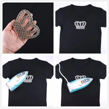 Nyt design Patches med DMC Klasse hotfix indkøbskurv Håndlavet af Stryg-på-klud T-shirt Jakke tilbehør blomstret skønhed DIY-patch