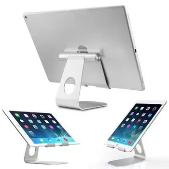 Nyt Design Til ipad holder Aluminium Tablet, Står for apple iPad beslag Universal Metal Beslag til iphone til samsung tab