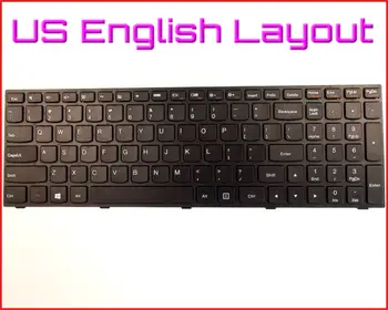 Nyt Tastatur OS engelsk Version til LENOVO Flex 2-15 Flex 2-15D 20405 20377 25214725 25214780 T6G1-OS Bærbar computer med Ramme