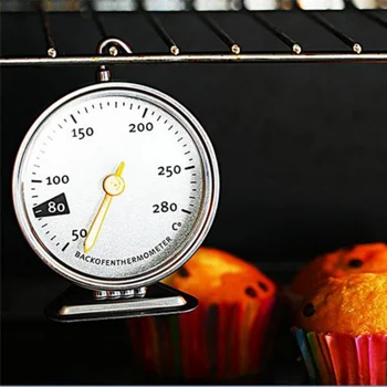 Nyttige Stå Op Skive Ovn Termometer Mad Kød Temperaturmåleren Gage Rustfrit Stål Bagning Termometer