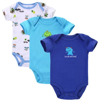 Nær Sødeste 3pcs/masse 2017 Baby Drenge Piger Tøj Spædbarn Tøj Dyr i Bomuld Nyfødte Baby Rompers Baby Tøj Sæt