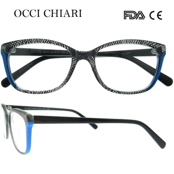 OCCI CHIARI 2018 Mode Rektangel Nærsynethed Briller Kvinder Klar Linse Trendy Optiske Briller Briller Rammer Briller W-CANU