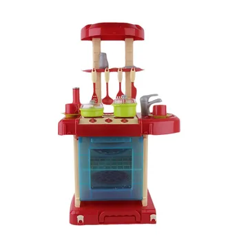 OCDAY Multifunktionelle Børn Spille Toy Pige Baby Toy Stort Køkken Madlavning Simulering Bord Model Redskaber Legetøj For Børn