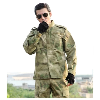Offentlig Hær Militære Uniform Camofluage Taktiske Atacs A-tac FG Camo Holdbar Shirt & Pants Army Combat Frakke og Bukser