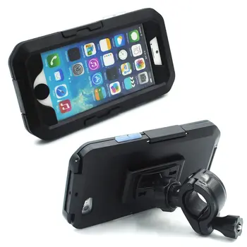 Offentlig Motorcykel cykel Cykel Mobiltelefon Holder Stand Støtte til iPhone X 8 7 6 6s Plus 5s GPS-Vandtæt Touch Screen Sag