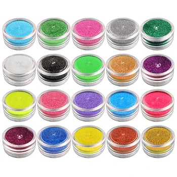 OFIR 20 Farver, Glimmer Glimmer Tatoveringer Sæt w/ 30 Stencils 2 Lim & Børster til Glitter Midlertidige Tatoveringer Krop Maling Design_TA115