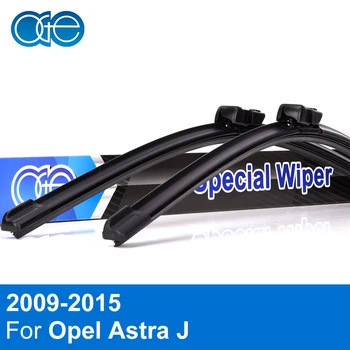 Oge Front & Rear Wiper Blade Til Opel Astra J 2009 2010 2011 2012 2013 Høj Kvalitet Gummi Forrude Bil Tilbehør
