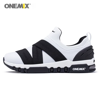 Onemix, der kører sko til mænd lys sneakers til kvinder, der alle-match åndbar sneakers til udendørs trekking gå løbesko