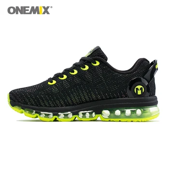 Onemix kører sko til mænd sports sneakers til kvinder reflekterende mesh vamp sneakers til udendørs sport jogging, walking sko