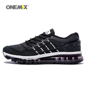 Onemix mænd kører sko køligt lys åndbar sport sko, til mænd sneakers til udendørs jogging, walking sko stor størrelse 39-47