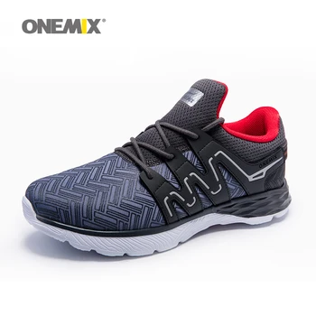 Onemix mænd løbesko åndbar udendørs gå-sko mandlige sport sneakers, er det let jogging sko til voksne atletiske sneakers