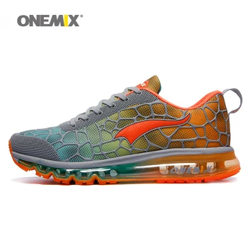 Onemix mænds løbesko åndbar hommes sport chaussures de naturligvis udendørs walking atletisk sneakers plus size sko 35-47