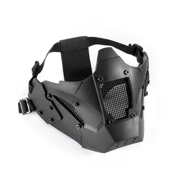 OneTigris Airsoft Mesh Maske ZM07 Taktiske Mesh Full Face-Maske TPE Maske HURTIGT Hjelm, Maske